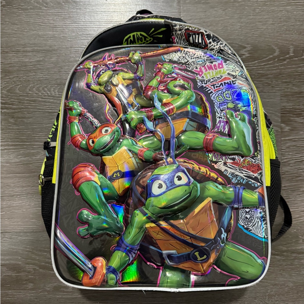 Teenage Mutant Ninja Turtles Kids Backpack - Green and Black
